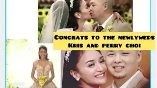 #PERRYTALENIKRIS CONGRATS KRIS BERNAL and PERRY CHOI WEDDING