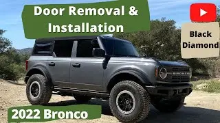 How to Remove and Install Doors on 2022 Bronco Full Size