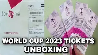 world cup 2023 tickets | world cup 2023 tickets unboxing | pakistan vs nederlands world cup tickets