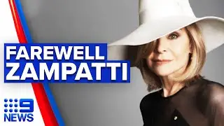 Iconic Australian designer Carla Zampatti dies after fall | 9 News Australia