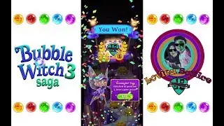 Bubble Witch Saga 3 - Level 456 - 460 - Gameplay