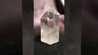 DOW Clear Quartz Crystal with Chlorite Phantoms and Rainbows!