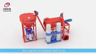Semi Automatic Dry Mortar Production Line Factory Price