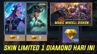 LOGIN HARI INI ! SKIN LIMITED SELENA VIRUS 1 DIAMOND ! DISKON MAGIC WHELL EVENT PROMO DIAMOND 2025
