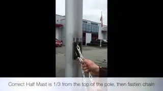 How to Position your Flag at Half Mast