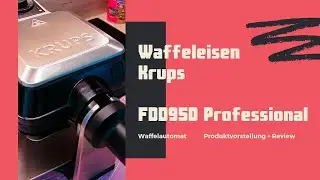 Waffeleisen KRUPS professional FDD9 | belgische Waffeln backen Waffelautomat | Rezept