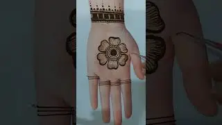 Minimal mehendi design for beginner 💕 | #mehandidesign #viralvideo #mehendi #heena #mehendi2025
