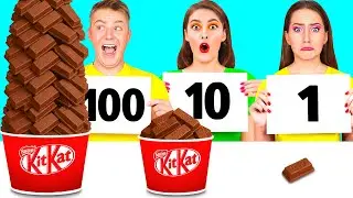 100 Слоев Еды Челлендж | Эпичные Кулинарные Лайфхаки от TeenChallenge