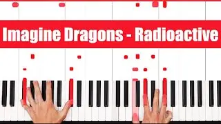 Radioactive Imagine Dragons Piano Tutorial Easy chords