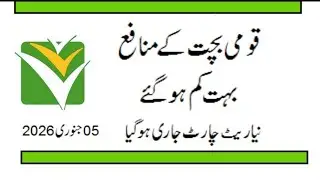 National Savings Decresed profit rates | Conventional & Islamic | New Profit Rate Chart | 2026