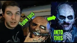 HOW TO repaint a Corey Taylor SLIPKNOT mask!
