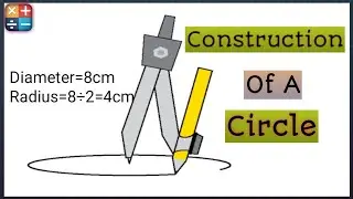 How To Construct A Circle || Maths By Lisa MG|| Drive Your Logic