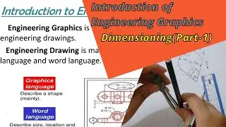 Engineering Drawing For First Year ||Engineering Drawing Basics ||Dimensioning Part 1