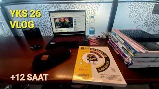  YKS PAR&Ccedil;ALIYORUM(VLOG TARZINDA)+12 SAAT DERS #yks #yks2026 #yks26 #ykstavsiye #yksmotivasyon