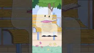 Whimsical ghost reading on park bench peacefully lofi vertical animation