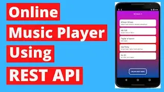 Online Music Player Using REST API - Firebase Android Studio #7