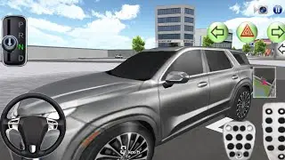 New Hyundai Palisade SUV in The Parking 3D...