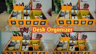 How to Make Desk Organizer|| Cardboard Boxe Recycle Ideas || Cardboard Boxe Organizer Making #diy