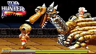 TOP HUNTER - CAPTAIN KLAPTON Boss Fight - NEOGEO