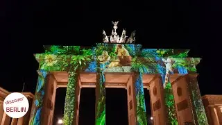 [4K] Berlin Walking Tour 2020 - Festival of Lights - City Center
