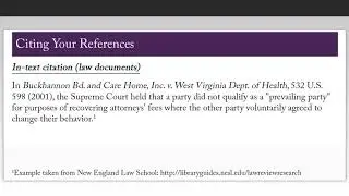 How to Cite Using Harvard Bluebook  In Text Citations & Footnotes