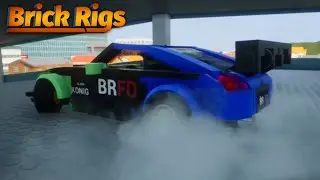 Street Drifting 350z In Bricksville | Brick Rigs