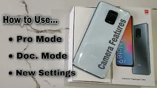 Redmi Note 9 pro Camera Tricks || How to Use Pro Mode of Camera || Scan Documents || Camera Settings