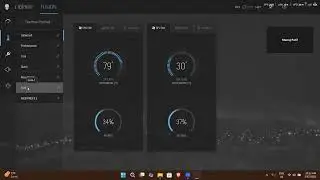 How to change fan settings/control temperature using Alienware Command Center.