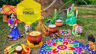 Traditional Pongal in Miniature | South Indian Harvest Festival | Mini Kitchen Stories #pongal 