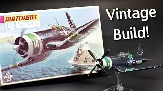 Building A 1970's Vintage Kit! Matchbox F4U-4 Corsair Plastic Model Kit - Build & Review