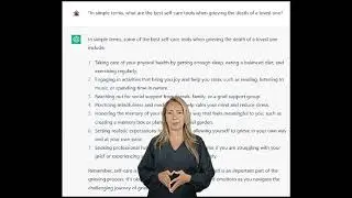 Grief FAQs: AI Powered - What are the Best Self-Care Tools for People Grieving a Loved One?