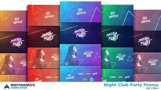 Club Night Party Promo - after effects template