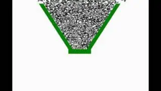 Filling V-Container: Universal Mechanism Demo