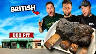 Brits Try DINO RIBS For The First Time Ever!