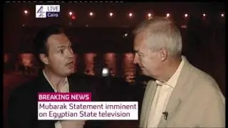 Egypt protests: rumours that Mubarak will make a statement
