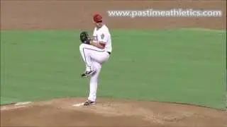 Ian Kennedy Slow Motion Pitching Mechanics - Baseball Pitcher Analysis Arizona Diamondbacks MLB