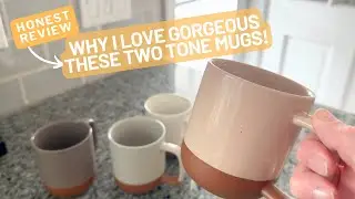 Are These Two Tone Ceramic Coffee Mugs REALLY Worth The Buy? #amazoninfluencer #ad