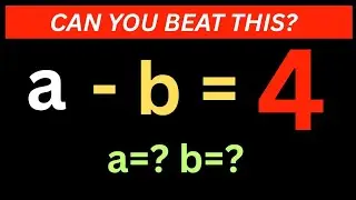 Math Olympiad System - Find X & Y The Smart Way...