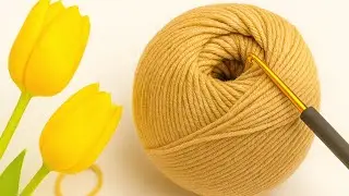 🌸 Изучите этот прекрасный узор крючком &ndash; Мягкая и уютная текстура