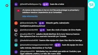 Buenos D&iacute;as, el Noticiario de la Gente se encuentra totalmente en vivo desde Cinco Radio