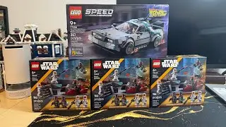 Building More Lego Star Wars and Back to The Future Sets