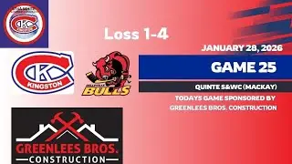 Kingston White vs Belleville - 28/01/2026