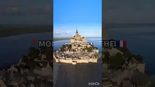 Beautiful abbey of Mont-Saint-Michel😍 France🇨🇵 #shorts #travel #beautiful #france #abbey #amazing