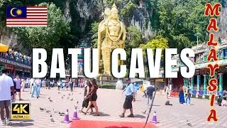 Batu Caves Tour 🇲🇾 | History, Culture & Spiritual Importance 🕉️🐒⛰️ | Malaysia | Virtual Walk | POV |