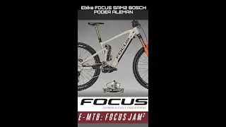 La mas AGRESIVA ❗️Ebike FOCUS SAM2 BOSCH 🇩🇪? ✅ #shorts suscribete 👇🏻