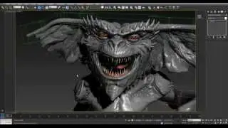 Gremlin 3D Model - Full Rig Test (3ds MAX)
