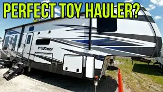 AWESOME Toy Hauler RV! Keystone Fusion 369