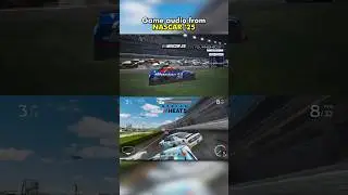 Comparing a NASCAR '25 crash to a NASCAR Heat 5 crash