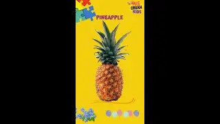 Pineapple Puzzle Games For Kids | Permainan Puzzle Buah Nanas #Shorts #shortsvideo #shortpuzzles
