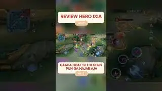 new Hero ixia review.. #mobilelegends #gaming #shortvideo #shorts #reviewhero